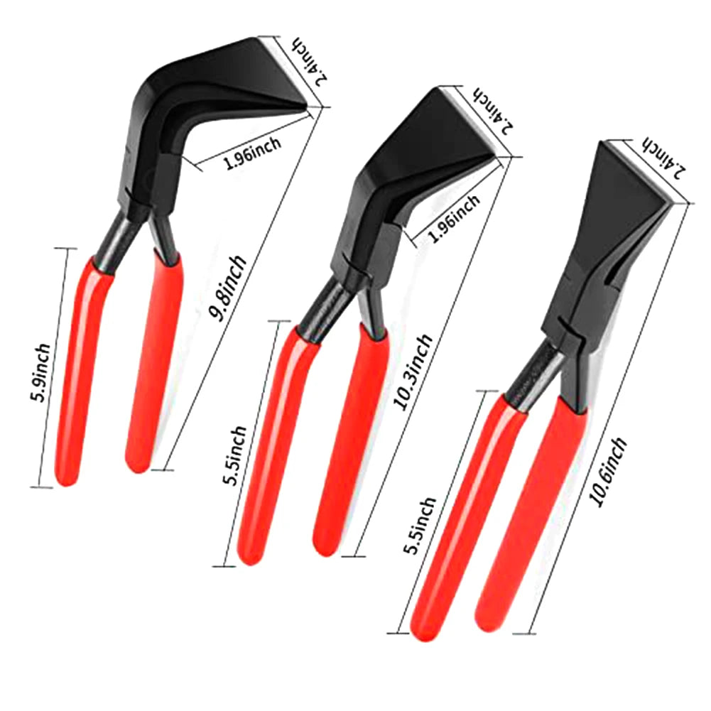 1/3PC Folding Pliers Straight Jaw 45/90degree Jaw Metal Bending Plier Plate Iron Sheet Folding Pliers Car Disassembly Tool