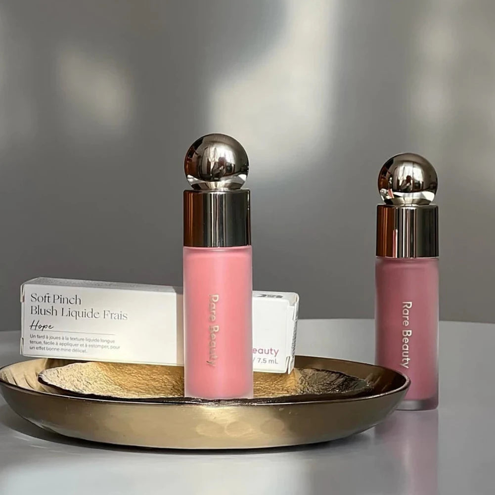 11 Color Matte Liquid Powder Blusher, Lip and Cheek Dual-Use Powder Blusher, Low Saturation, Natural Moisturizing Facial Makeup