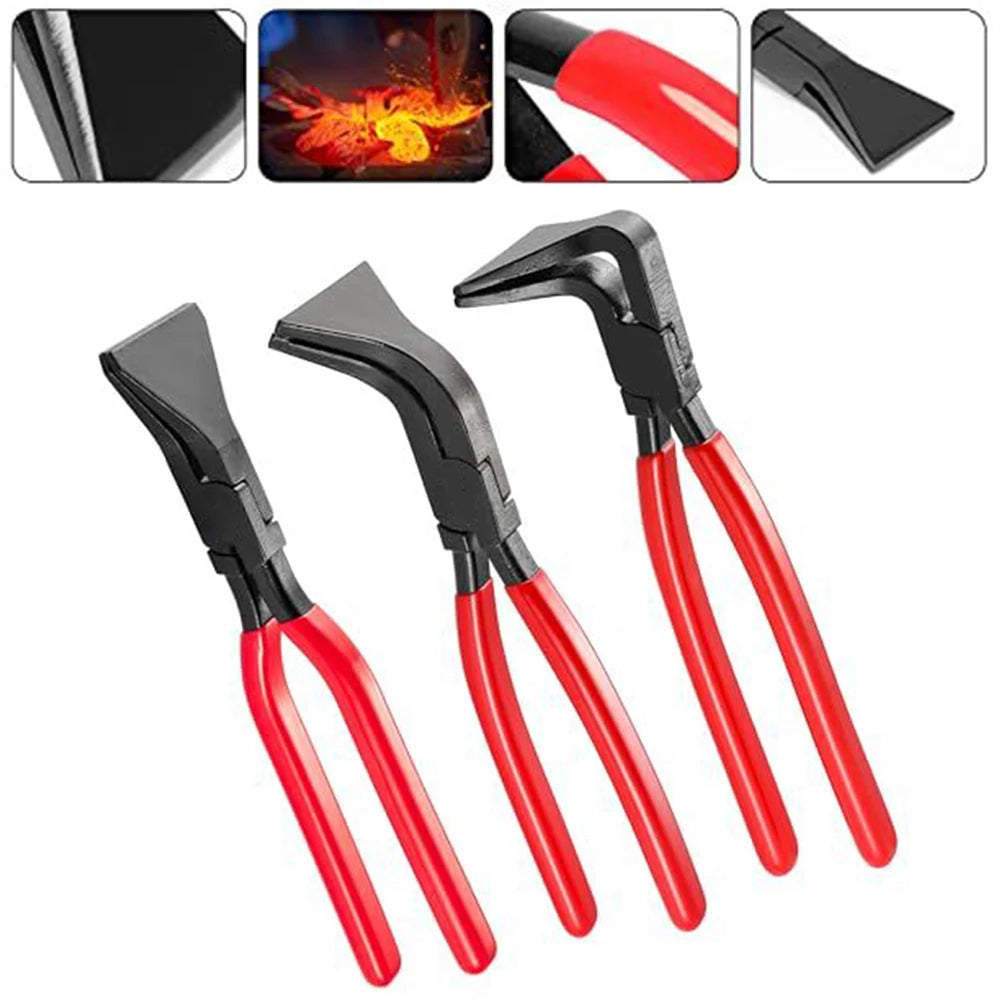 1/3PC Folding Pliers Straight Jaw 45/90degree Jaw Metal Bending Plier Plate Iron Sheet Folding Pliers Car Disassembly Tool